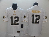 Nike Packers 12 Aaron Rodgers White Gold Vapor Untouchable Limited Jersey,baseball caps,new era cap wholesale,wholesale hats